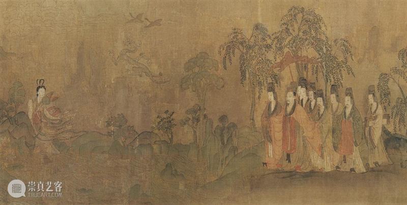 高清赏古画：故宫博物院藏“洛神赋图”免费下载 洛神赋图 故宫博物院 古画 摹本 洛神赋 建安 时期 文学家 曹植 曹操 崇真艺客