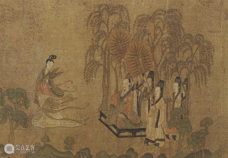 高清赏古画：故宫博物院藏“洛神赋图”免费下载 洛神赋图 故宫博物院 古画 摹本 洛神赋 建安 时期 文学家 曹植 曹操 崇真艺客
