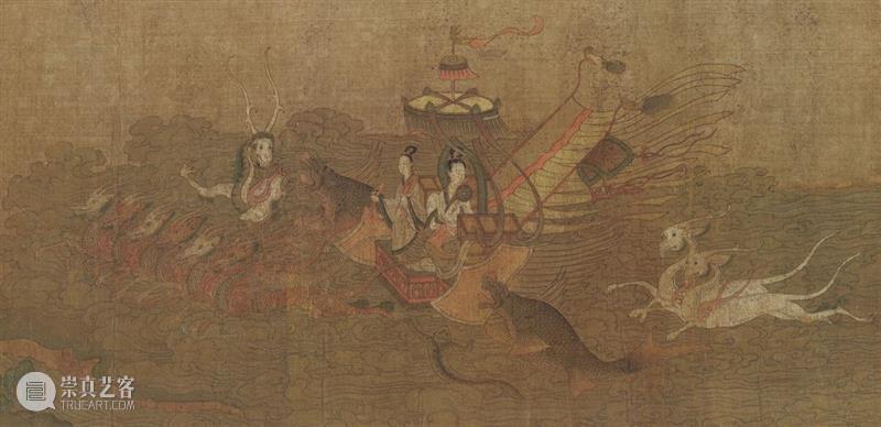 高清赏古画：故宫博物院藏“洛神赋图”免费下载 洛神赋图 故宫博物院 古画 摹本 洛神赋 建安 时期 文学家 曹植 曹操 崇真艺客