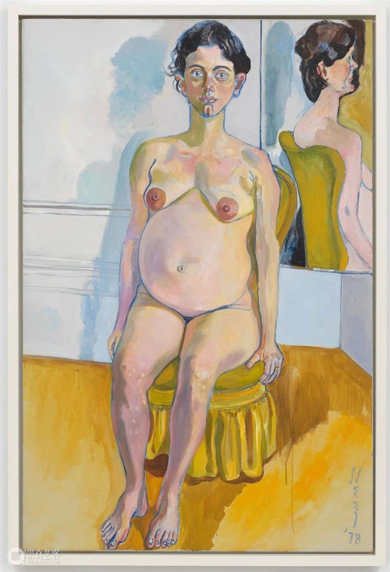 《华尔街日报》展评｜爱丽丝·尼尔（Alice Neel）街坊邻里的美  卓纳画廊DavidZwirner 爱丽丝 尼尔 Neel 华尔街日报 展评 艺术家 窗外 景观 梅斯奈 纤维板 崇真艺客