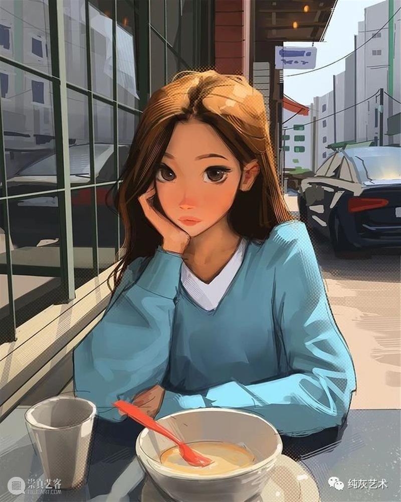 眼里有光的女孩 眼里 女孩 头像 加拿大 插画师@samdoesarts 女生们 姿态 作品 往期 好文 崇真艺客