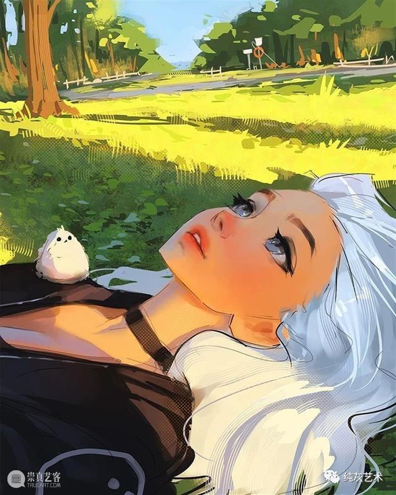 眼里有光的女孩 眼里 女孩 头像 加拿大 插画师@samdoesarts 女生们 姿态 作品 往期 好文 崇真艺客