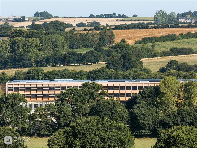 ‘木制’学院  / Dietrich | Untertrifaller + Colas Durand Dietrich BoeglyLamballe 学院 法国 布列塔尼 学生 建筑材料 木材 建筑 六面体 崇真艺客