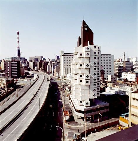 从建成到拆除，黑川纪章‘中银胶囊大楼’的时代 黑川纪章 胶囊 中银 大楼 时代 Humberto Vidal Shutterstock Arcspace 建筑师 崇真艺客