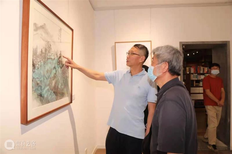 山水画卷  锦绣河山一一吴放山水小品画展座谈会报道 山水 小品 座谈会 画展 画卷 华诞 盛世 中国共产党 湖北省美术家协会 湖北 崇真艺客