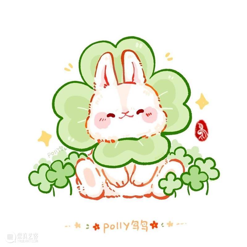 超萌的小兔子和小猫插画，软乎乎的好想抱在手上 ~ —— Polly 鸟鸟 小兔子 小猫 插画 软乎乎 手上 Polly END 崇真艺客