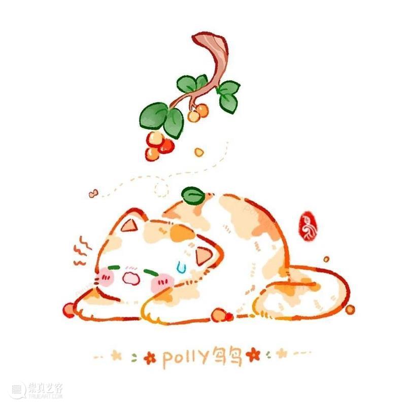 超萌的小兔子和小猫插画，软乎乎的好想抱在手上 ~ —— Polly 鸟鸟 小兔子 小猫 插画 软乎乎 手上 Polly END 崇真艺客