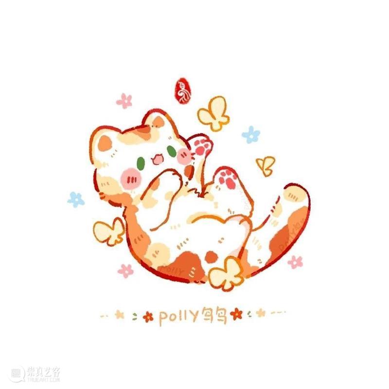 超萌的小兔子和小猫插画，软乎乎的好想抱在手上 ~ —— Polly 鸟鸟 小兔子 小猫 插画 软乎乎 手上 Polly END 崇真艺客