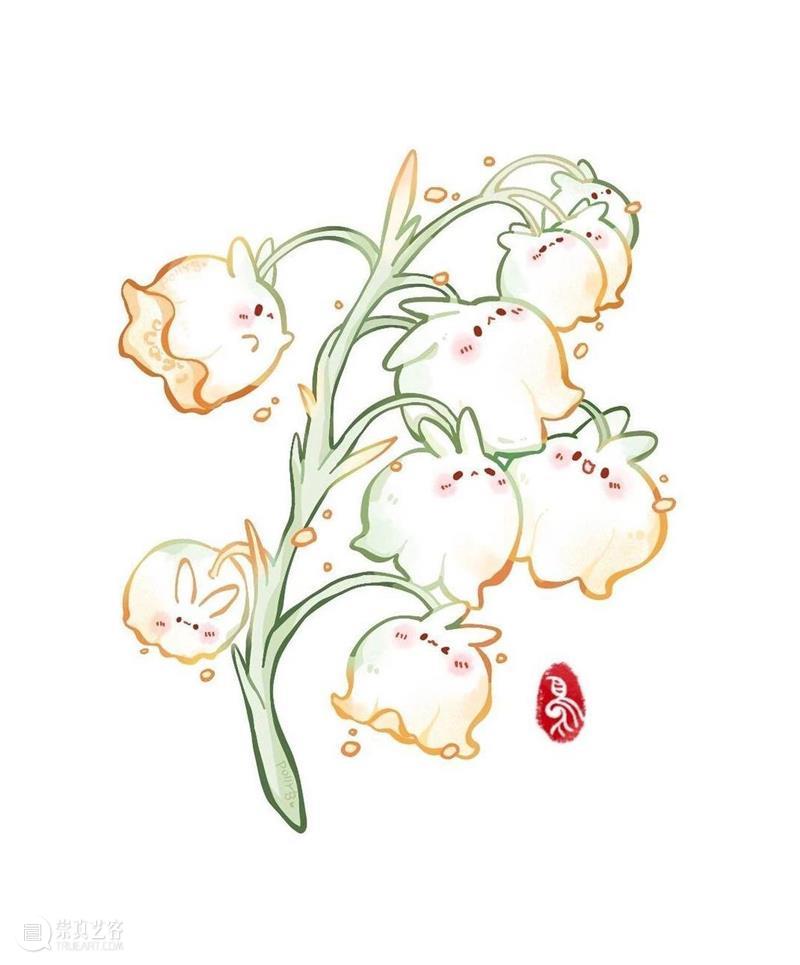 超萌的小兔子和小猫插画，软乎乎的好想抱在手上 ~ —— Polly 鸟鸟 小兔子 小猫 插画 软乎乎 手上 Polly END 崇真艺客