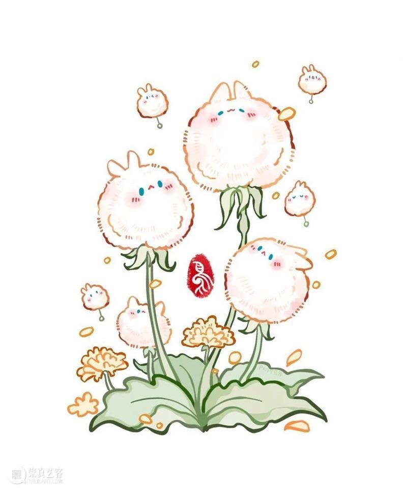 超萌的小兔子和小猫插画，软乎乎的好想抱在手上 ~ —— Polly 鸟鸟 小兔子 小猫 插画 软乎乎 手上 Polly END 崇真艺客