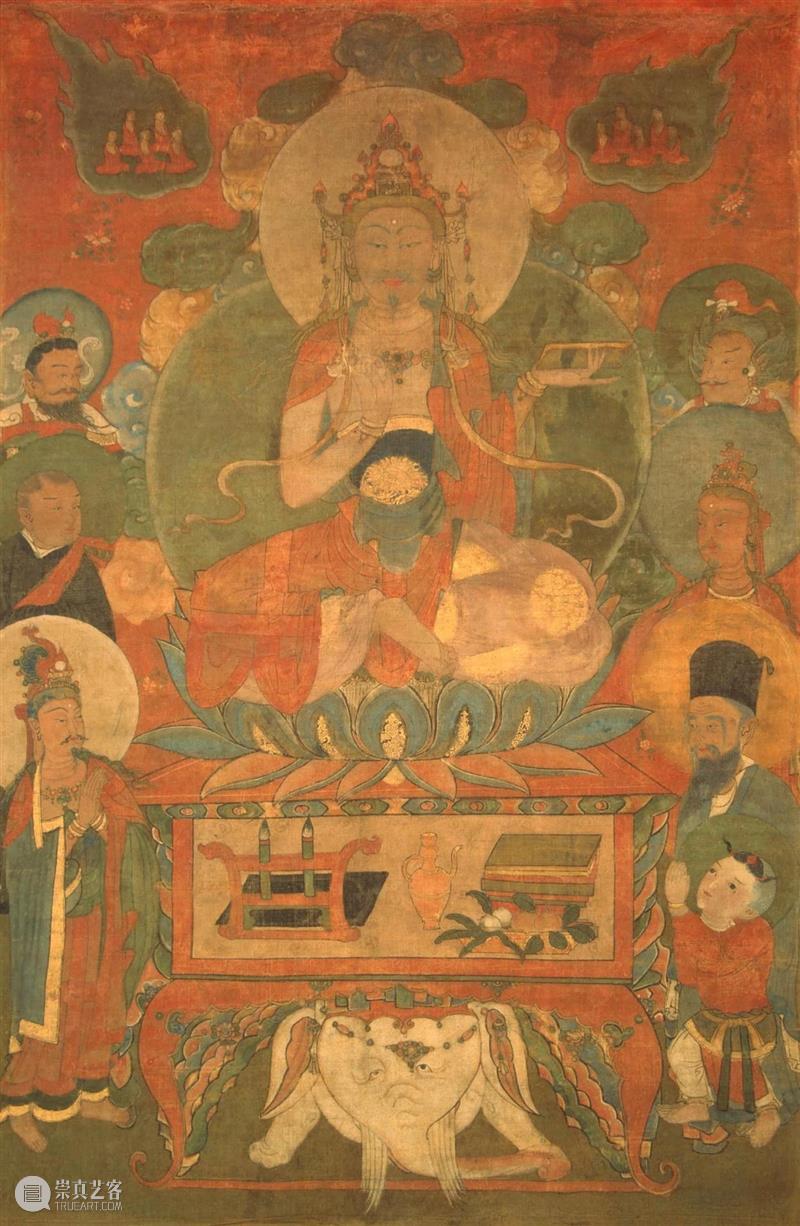 馆藏中国：流落俄国的西夏文物（绘画部分） 崇真艺客