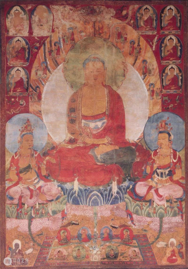 馆藏中国：流落俄国的西夏文物（绘画部分） 崇真艺客