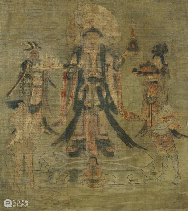 馆藏中国：流落俄国的西夏文物（绘画部分） 崇真艺客