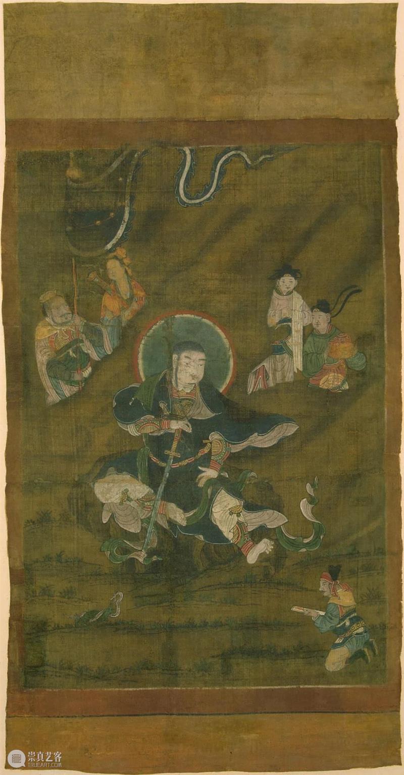 馆藏中国：流落俄国的西夏文物（绘画部分） 崇真艺客