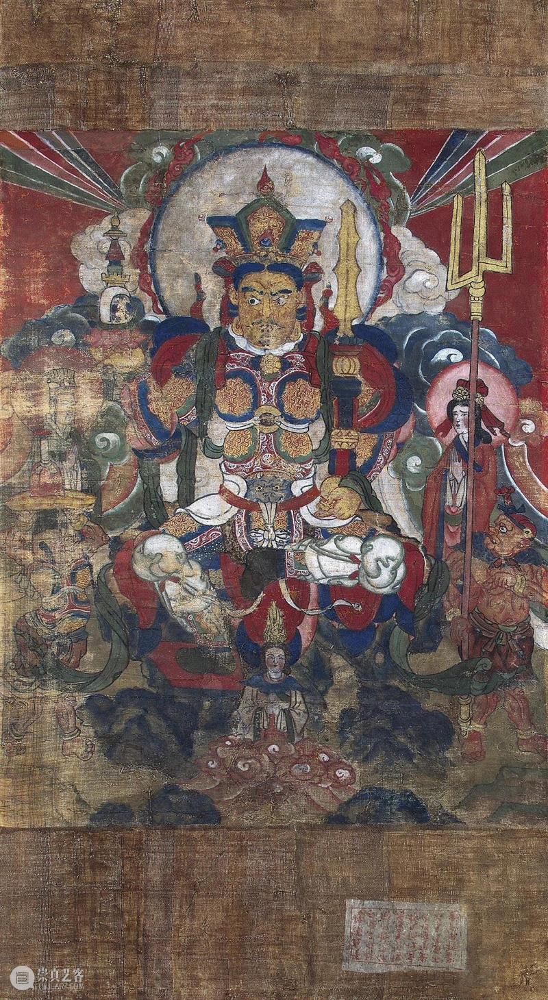 馆藏中国：流落俄国的西夏文物（绘画部分） 崇真艺客