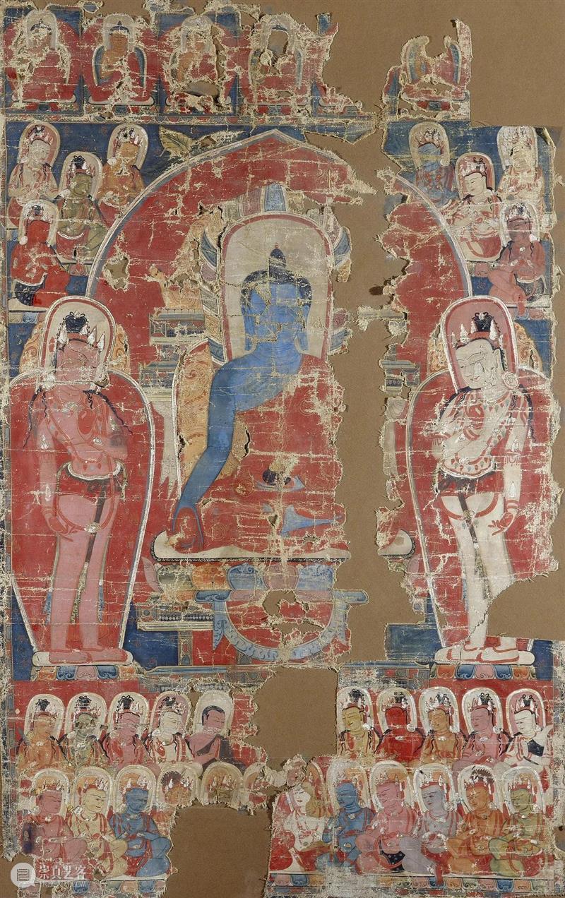 馆藏中国：流落俄国的西夏文物（绘画部分） 崇真艺客