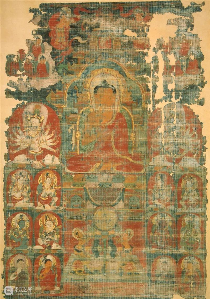 馆藏中国：流落俄国的西夏文物（绘画部分） 崇真艺客