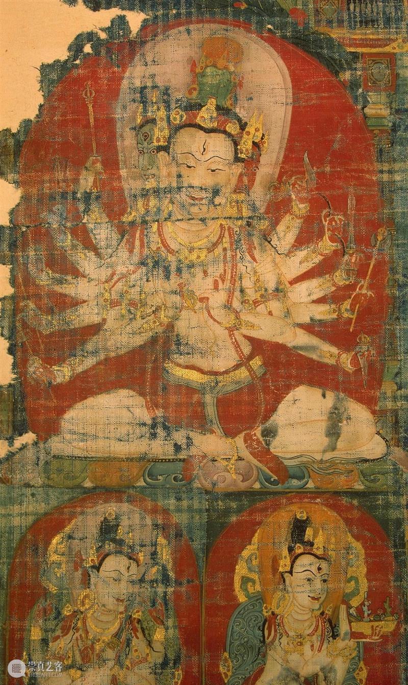 馆藏中国：流落俄国的西夏文物（绘画部分） 崇真艺客