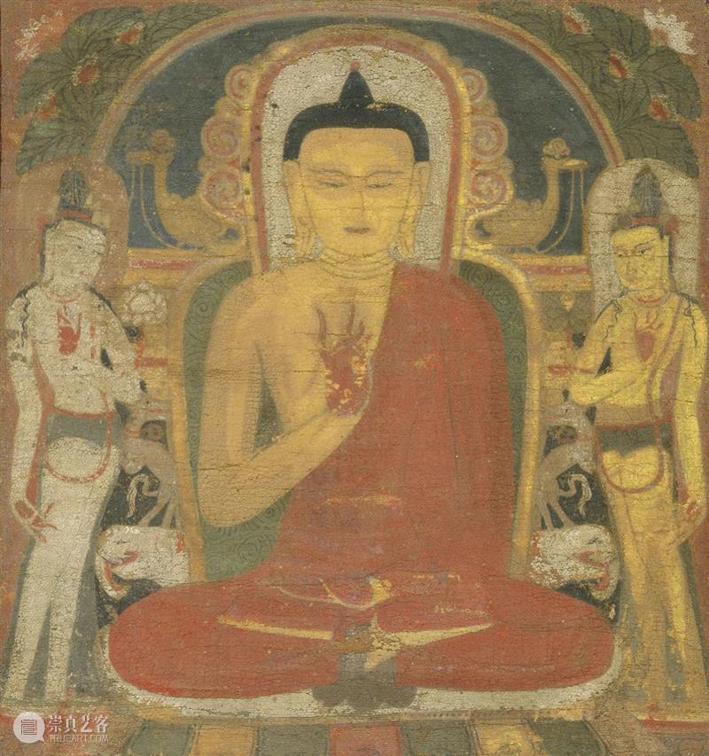 馆藏中国：流落俄国的西夏文物（绘画部分） 崇真艺客