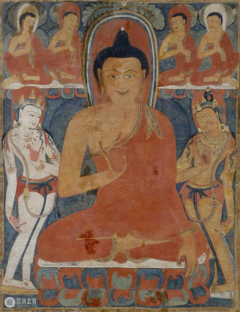 馆藏中国：流落俄国的西夏文物（绘画部分） 崇真艺客