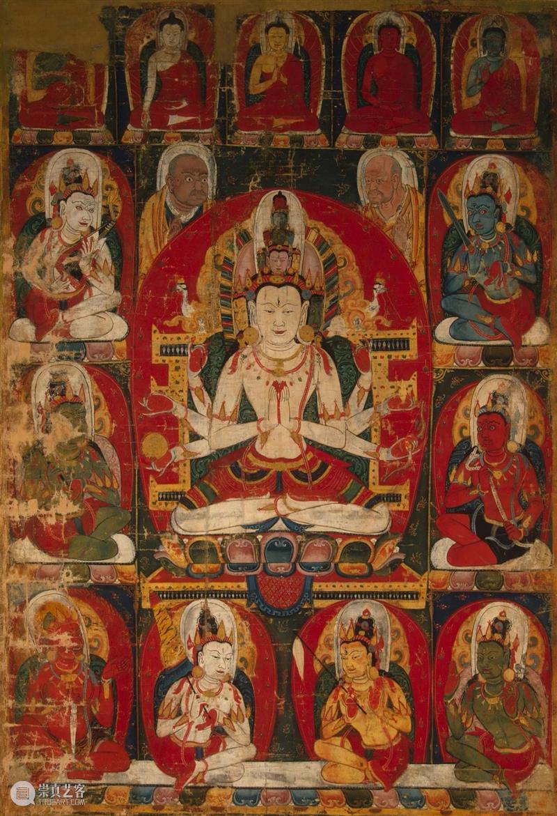 馆藏中国：流落俄国的西夏文物（绘画部分） 崇真艺客