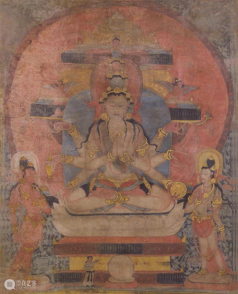 馆藏中国：流落俄国的西夏文物（绘画部分） 崇真艺客