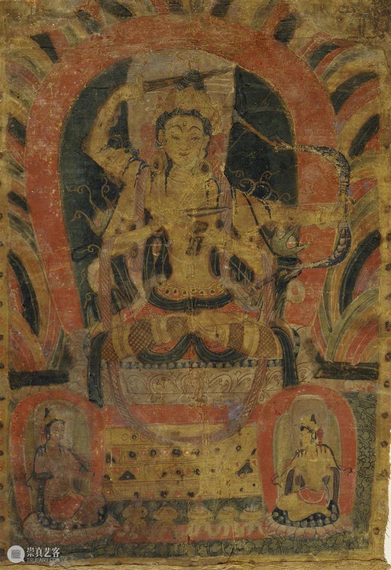 馆藏中国：流落俄国的西夏文物（绘画部分） 崇真艺客