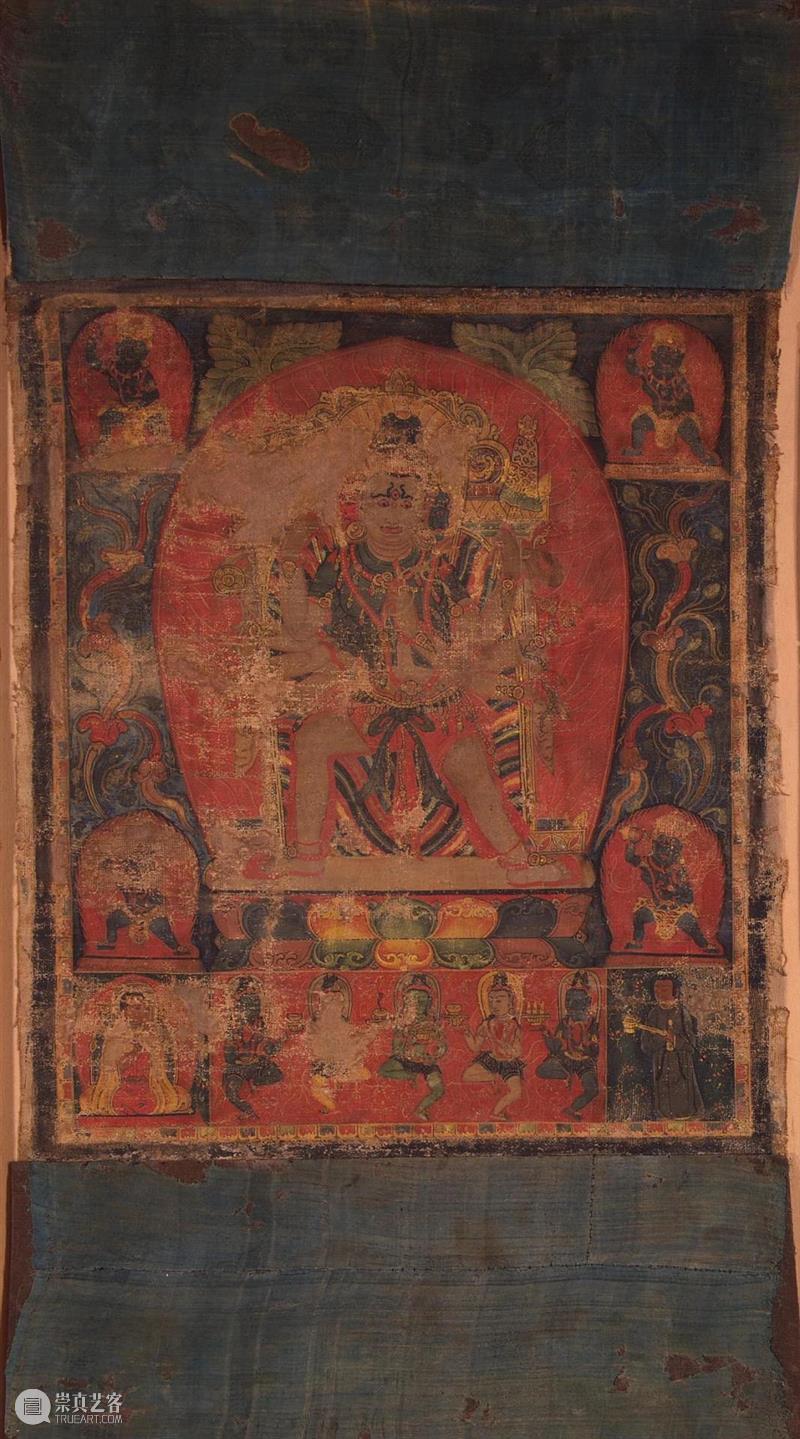 馆藏中国：流落俄国的西夏文物（绘画部分） 崇真艺客