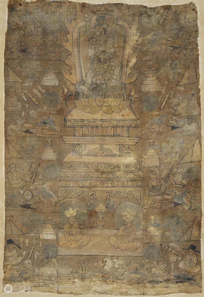 馆藏中国：流落俄国的西夏文物（绘画部分） 崇真艺客