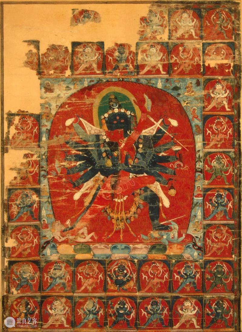 馆藏中国：流落俄国的西夏文物（绘画部分） 崇真艺客