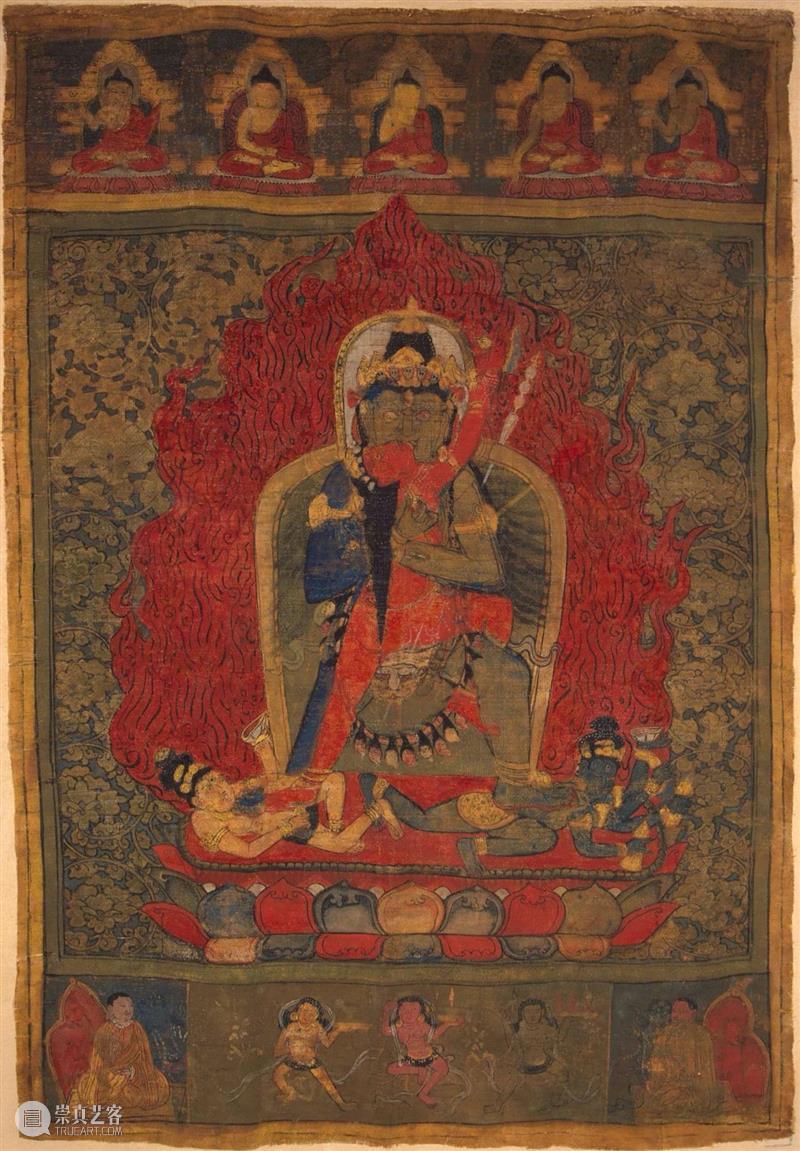 馆藏中国：流落俄国的西夏文物（绘画部分） 崇真艺客