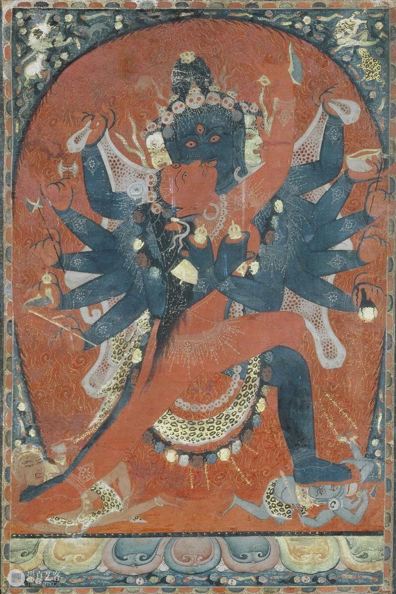 馆藏中国：流落俄国的西夏文物（绘画部分） 崇真艺客