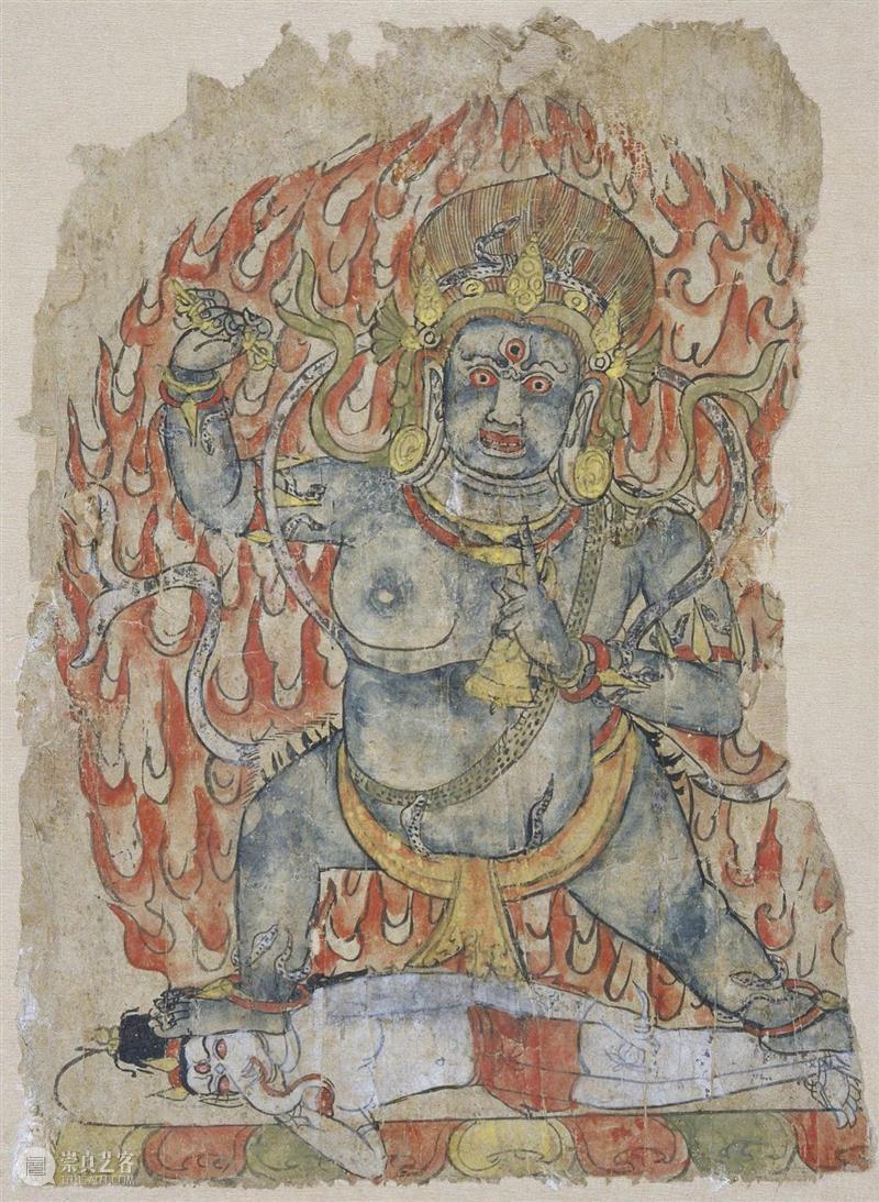 馆藏中国：流落俄国的西夏文物（绘画部分） 崇真艺客