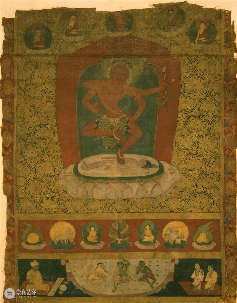 馆藏中国：流落俄国的西夏文物（绘画部分） 崇真艺客