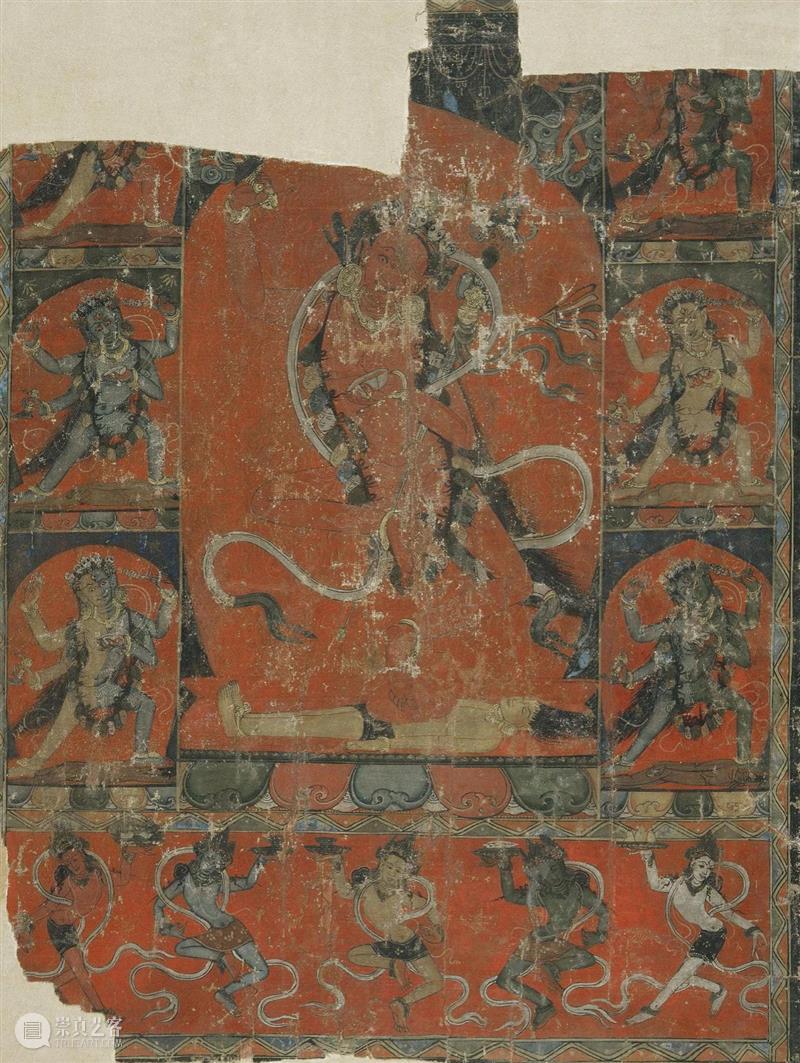 馆藏中国：流落俄国的西夏文物（绘画部分） 崇真艺客