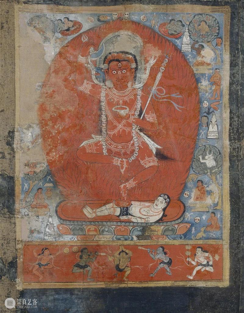 馆藏中国：流落俄国的西夏文物（绘画部分） 崇真艺客