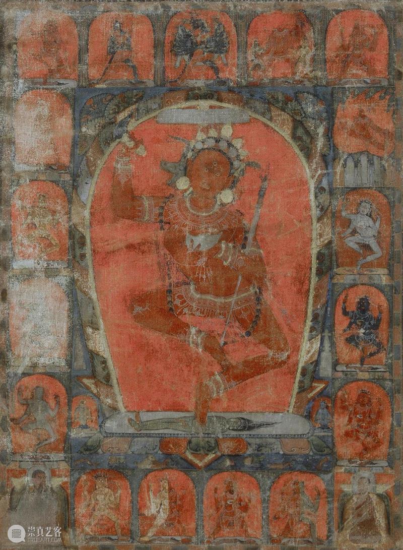馆藏中国：流落俄国的西夏文物（绘画部分） 崇真艺客