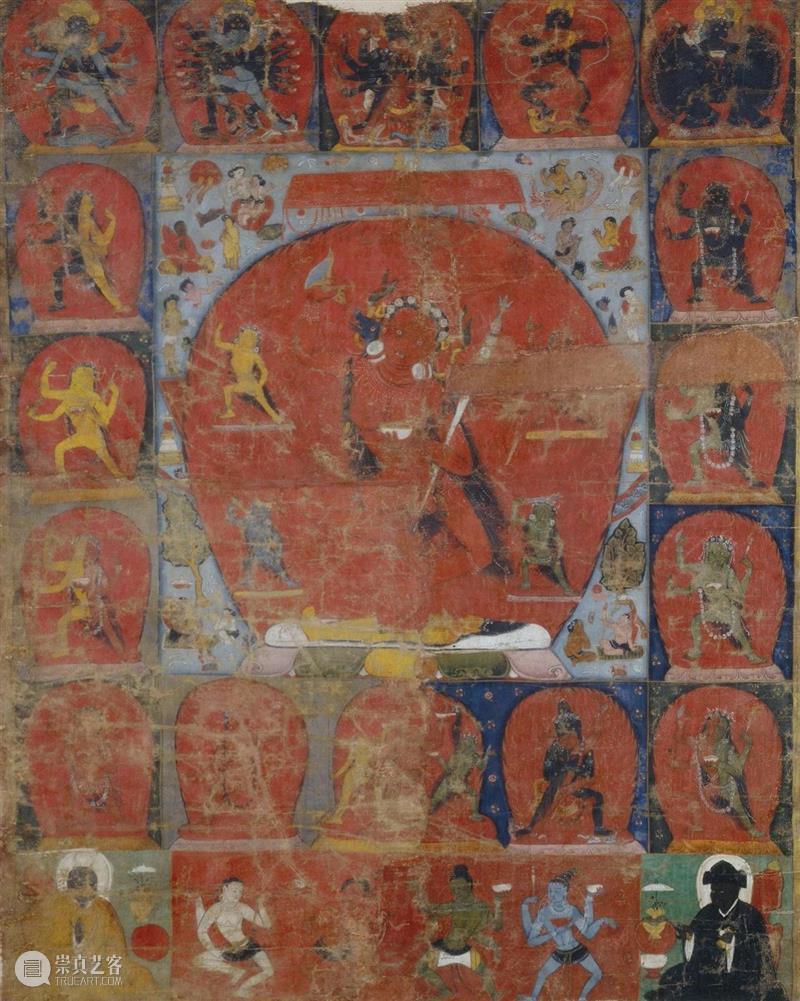 馆藏中国：流落俄国的西夏文物（绘画部分） 崇真艺客