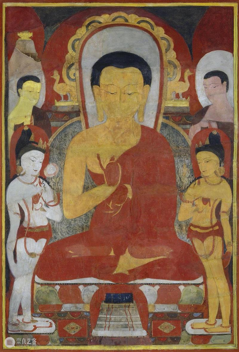 馆藏中国：流落俄国的西夏文物（绘画部分） 崇真艺客