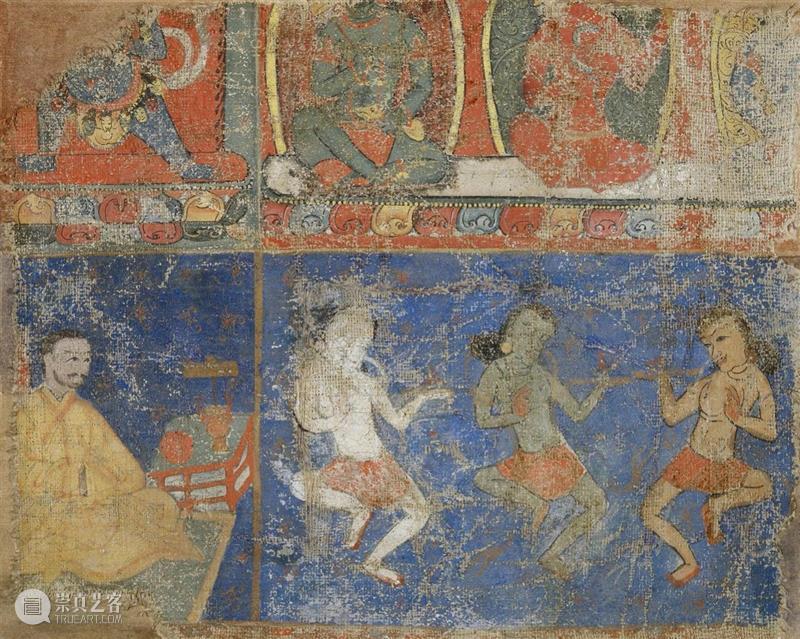 馆藏中国：流落俄国的西夏文物（绘画部分） 崇真艺客