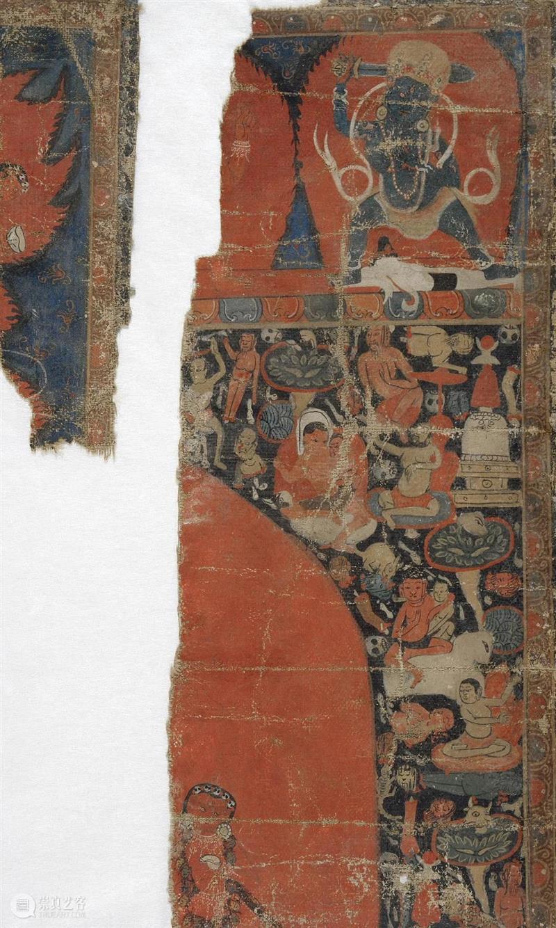 馆藏中国：流落俄国的西夏文物（绘画部分） 崇真艺客