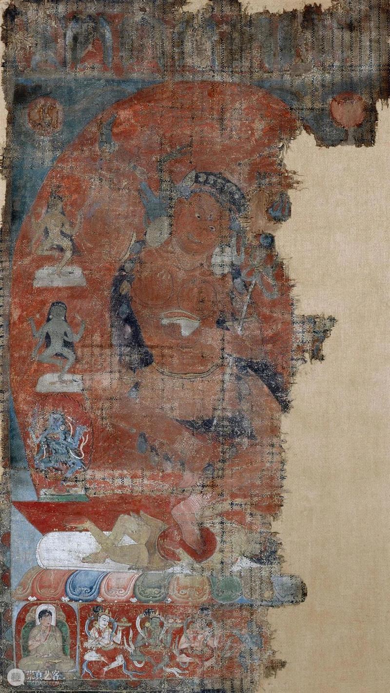 馆藏中国：流落俄国的西夏文物（绘画部分） 崇真艺客