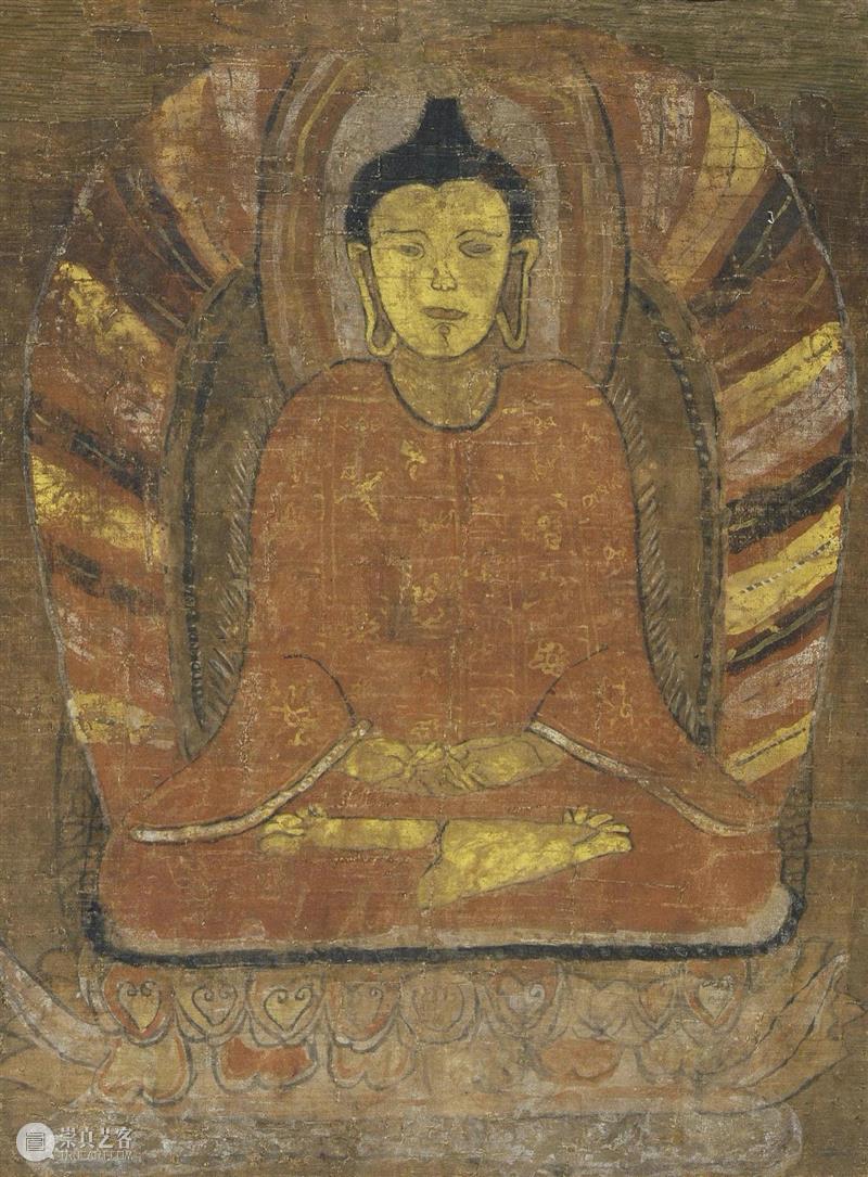 馆藏中国：流落俄国的西夏文物（绘画部分） 崇真艺客