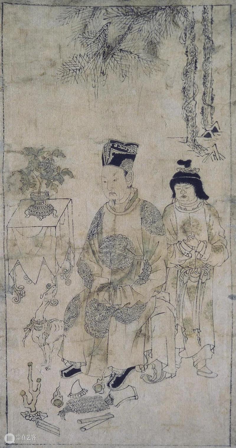 馆藏中国：流落俄国的西夏文物（绘画部分） 崇真艺客