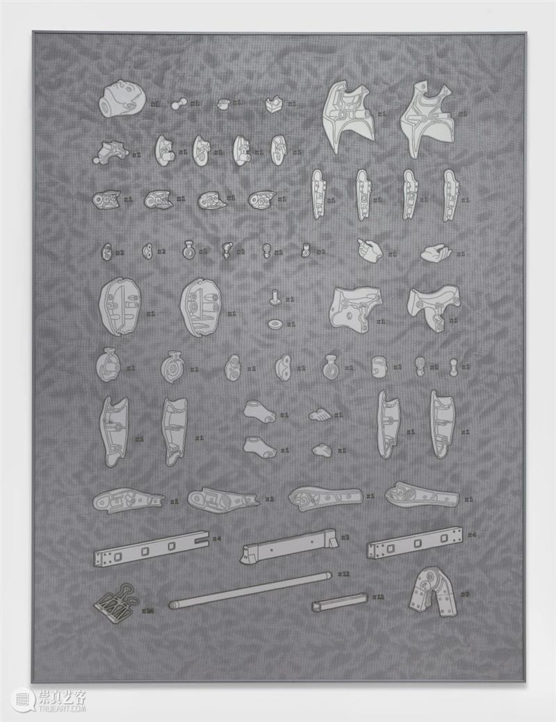 过去的未来主义艺术家：高磊  北京当代艺博会 过去 未来 主义 高磊 艺术家 高磊左 万物 遗迹 现场 签名 崇真艺客