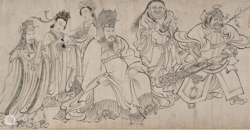 最能体现“吴带当风”的传世佳作 |《墨林典藏：吴道子送子天王图》 墨林 典藏 佳作 吴道子送子天王图》 今夏 台北故宫博物院 万众 重磅 书画 遗珠 崇真艺客