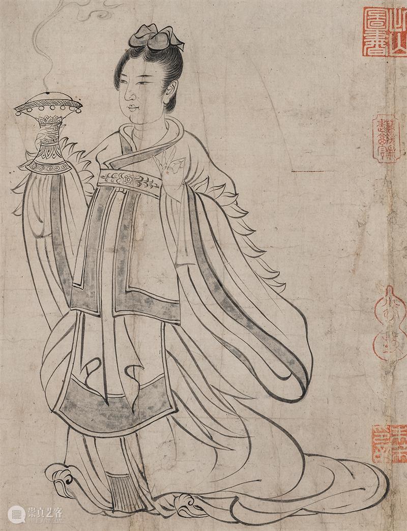 最能体现“吴带当风”的传世佳作 |《墨林典藏：吴道子送子天王图》 墨林 典藏 佳作 吴道子送子天王图》 今夏 台北故宫博物院 万众 重磅 书画 遗珠 崇真艺客