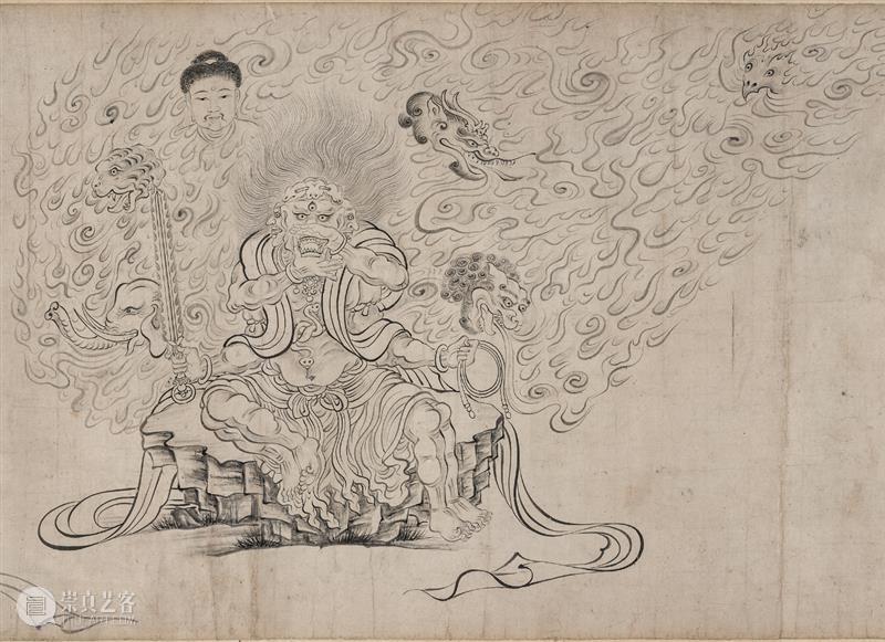最能体现“吴带当风”的传世佳作 |《墨林典藏：吴道子送子天王图》 墨林 典藏 佳作 吴道子送子天王图》 今夏 台北故宫博物院 万众 重磅 书画 遗珠 崇真艺客
