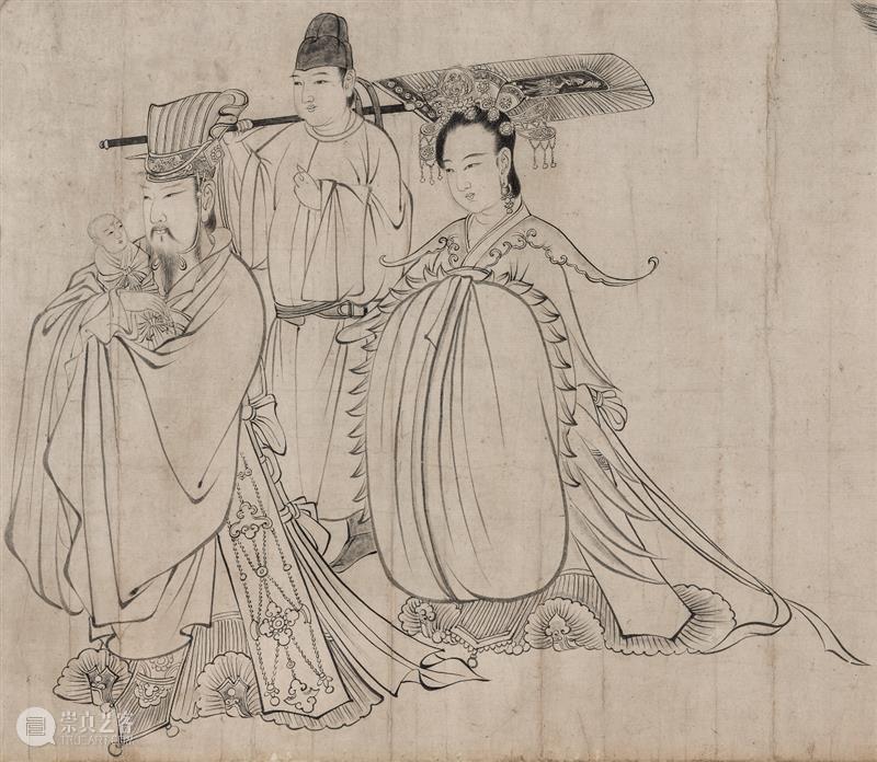 最能体现“吴带当风”的传世佳作 |《墨林典藏：吴道子送子天王图》 墨林 典藏 佳作 吴道子送子天王图》 今夏 台北故宫博物院 万众 重磅 书画 遗珠 崇真艺客