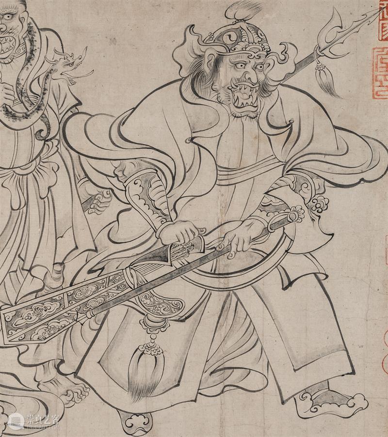 最能体现“吴带当风”的传世佳作 |《墨林典藏：吴道子送子天王图》 墨林 典藏 佳作 吴道子送子天王图》 今夏 台北故宫博物院 万众 重磅 书画 遗珠 崇真艺客